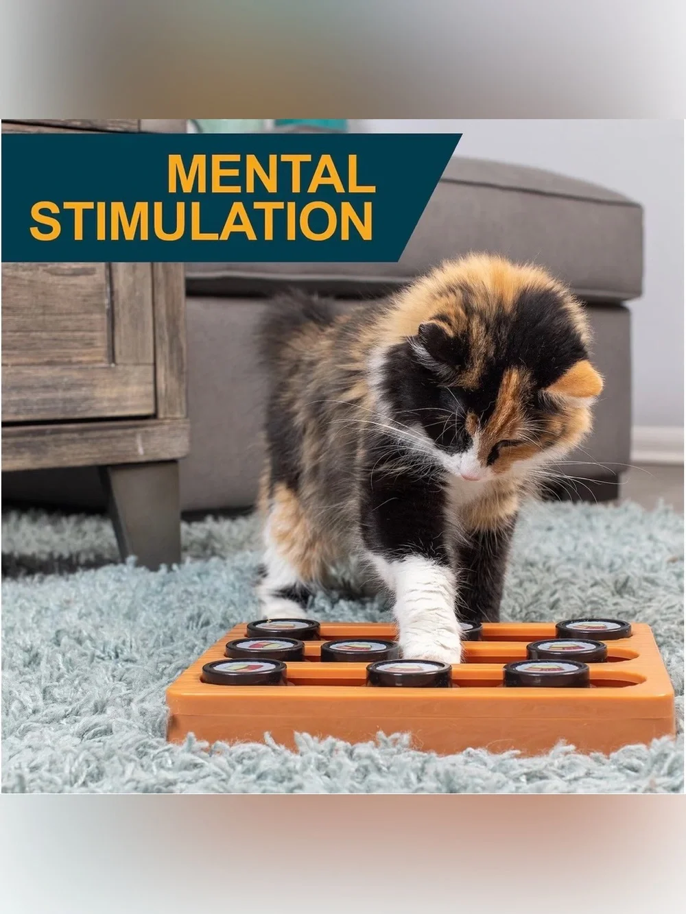 OUR PETS Sushi Treat Dispensing Puzzle Dog & Cat Toy